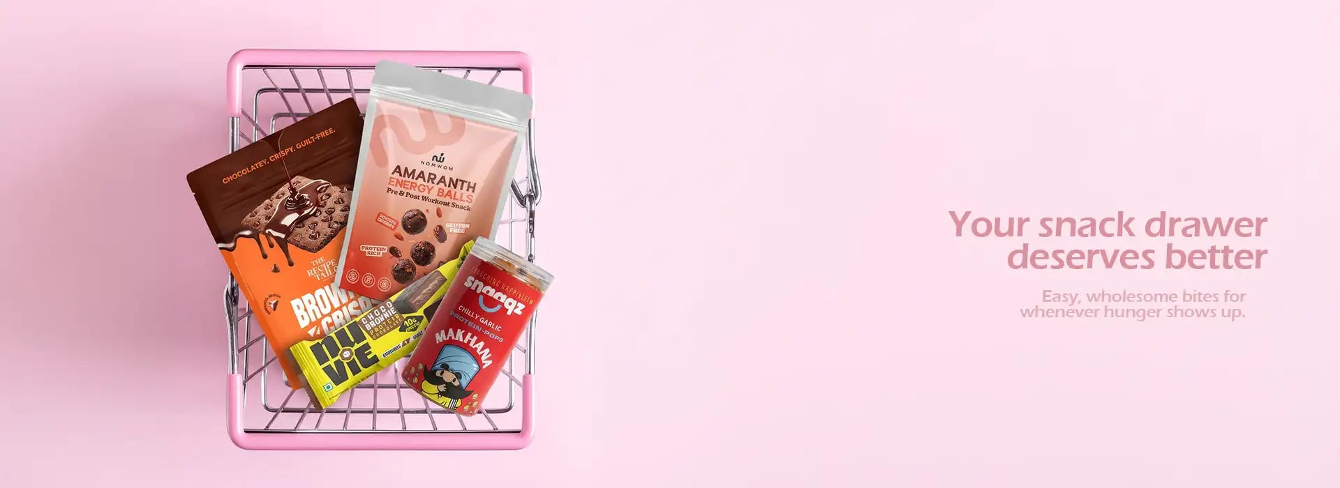 Healthy snacks — makhana, protein bars & more